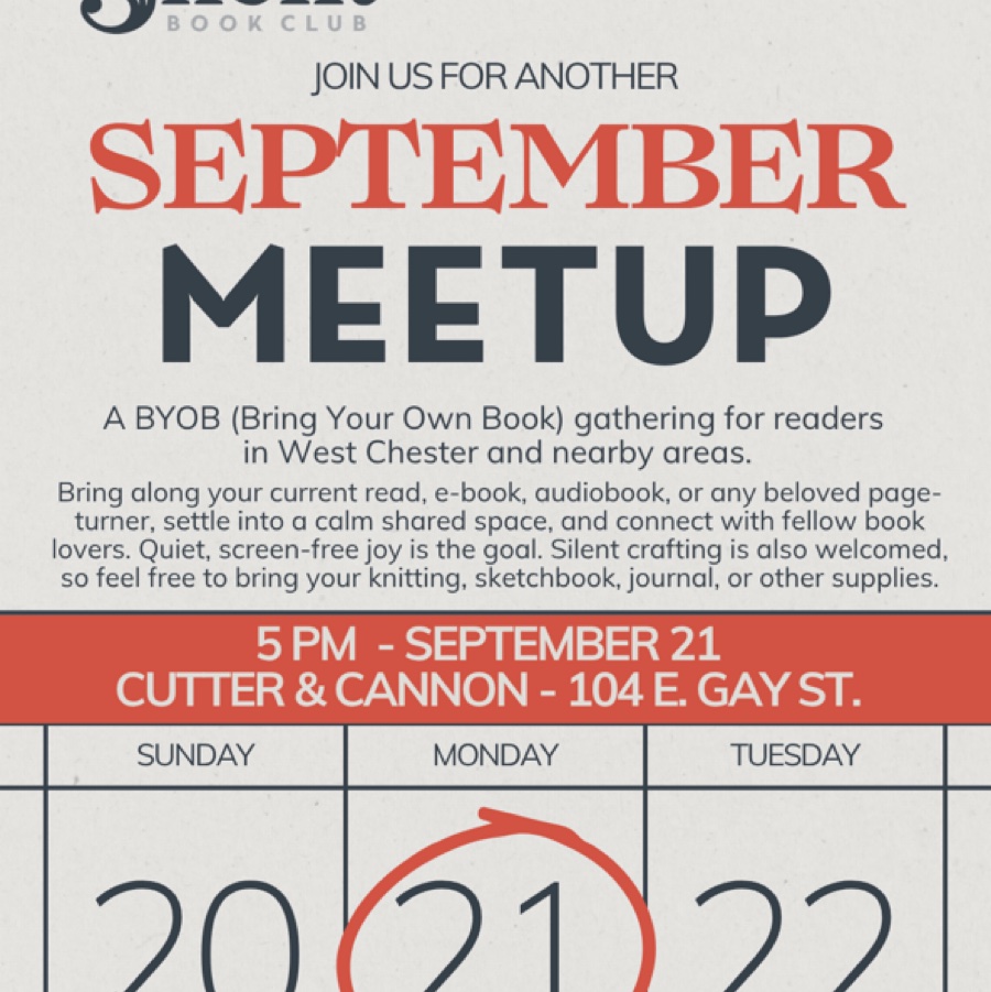 Silent Book Club West Chester September 21 Meetup