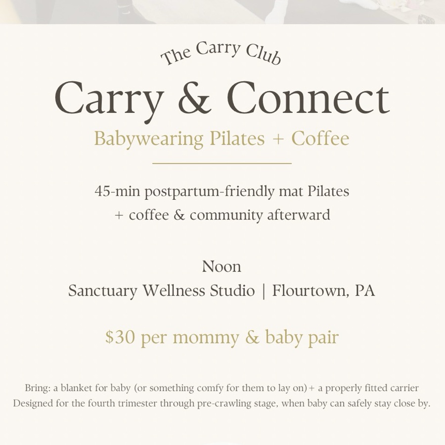 Carry & Connect - Babywearing Pilates