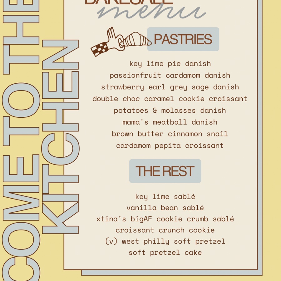 em wilson pastry bakesale!