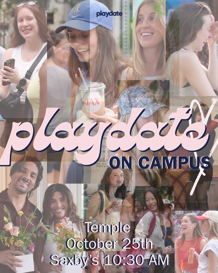 Playdate on Campus: Temple 💙👯☕️🫶