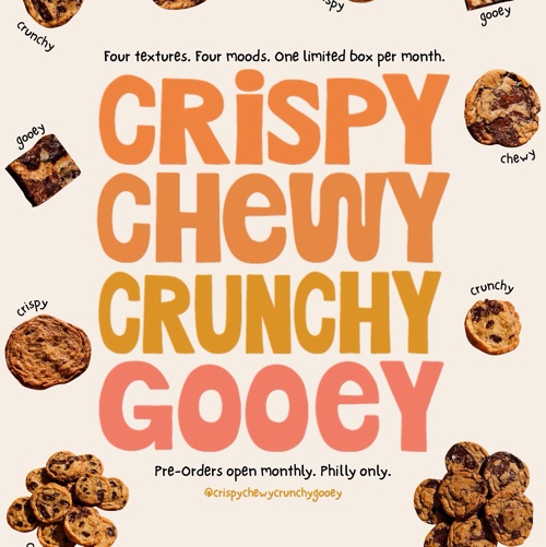 Crispy Chewy Crunchy Gooey